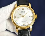 Rolex Datejust Gold/White Face 8215 Movement 40mm 316L Steel YG Case Watch